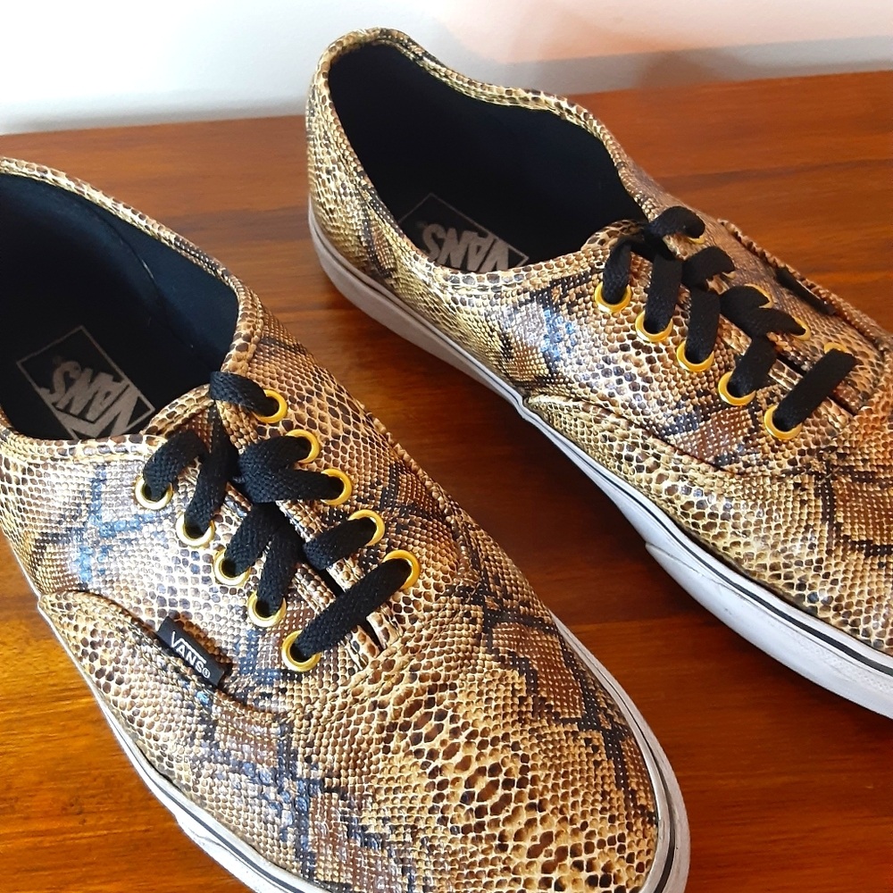 Vans Unisex Authentic Snakeskin Sneakers